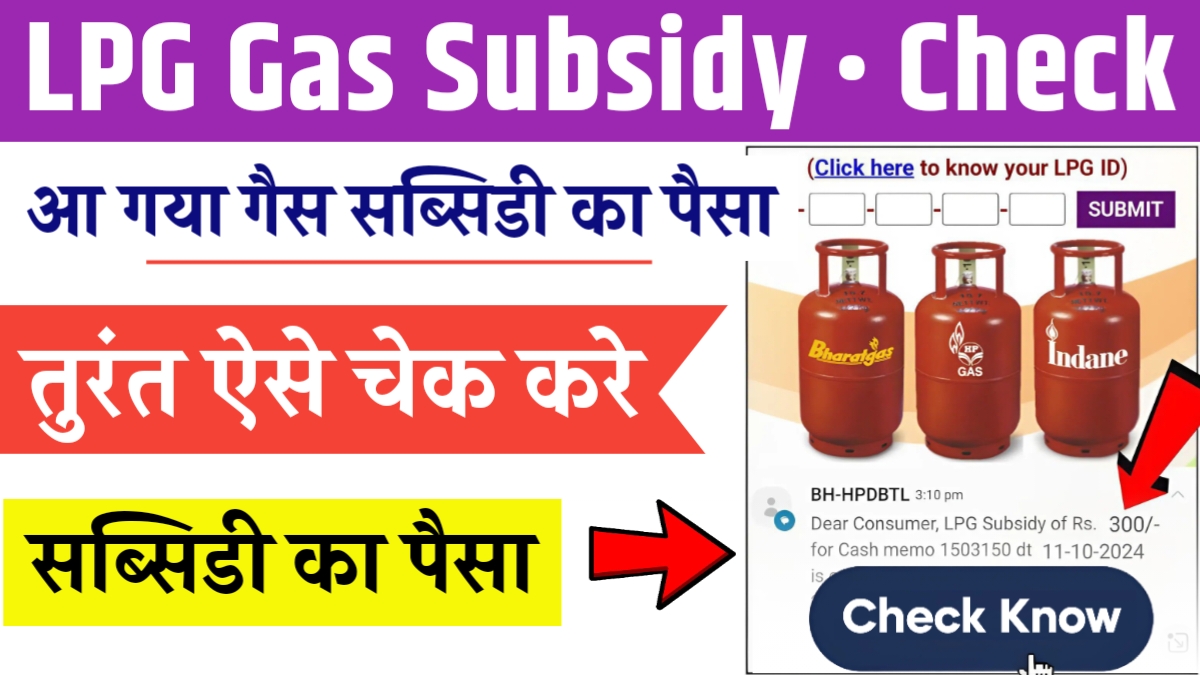 LPG Gas Subsidy