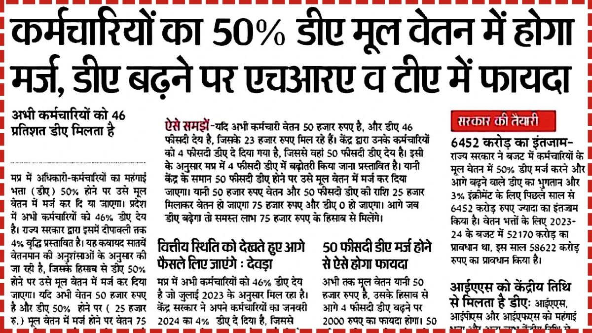 DA Hike Latest News 2025